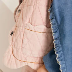 BONTE Estelle Gilet in Chalk Pink