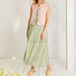 BONTE Estelle Gilet in Chalk Pink