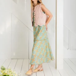 BONTE Estelle Gilet in Chalk Pink