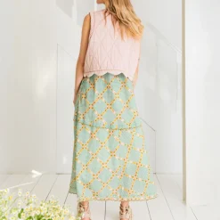 BONTE Estelle Gilet in Chalk Pink