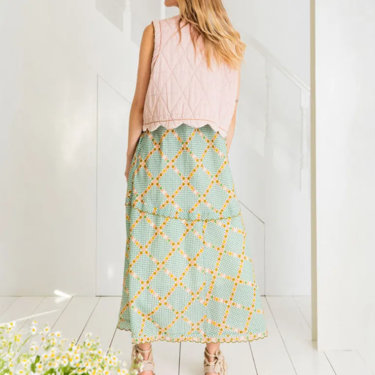 BONTE Estelle Gilet in Chalk Pink