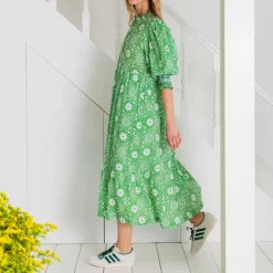 BONTE Loane Dress in Apple Green