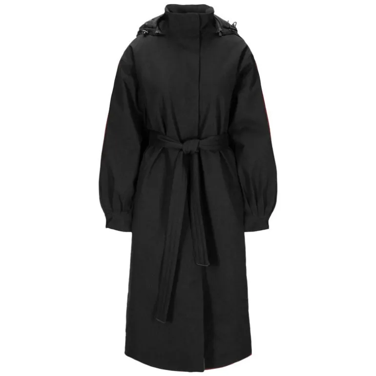 BRGN Rossby Maxi Coat in New Black