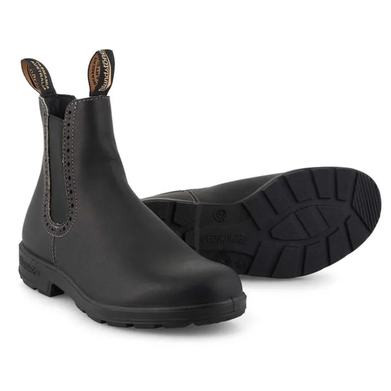 1448 Brogued Boots in Voltan Black | Collen & Clare