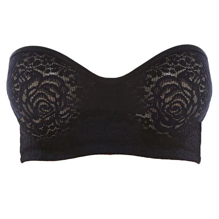 Buy Wacoal Halo Lace Strapless Bra In Black | Collen & Clare