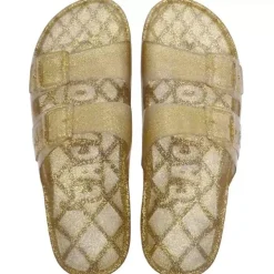 Cacatoes Anjo Glitter Sandals in Gold