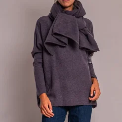 CASH CA Giant Pashmina in Damson