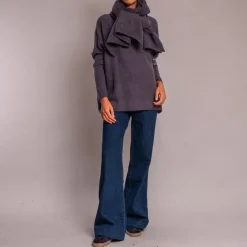 CASH CA Giant Pashmina in Damson