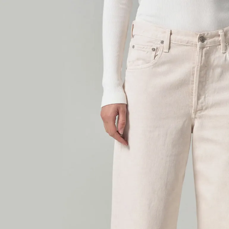 CITIZENS OF HUMANITY Ayla Raw Hem Crop in Almondette