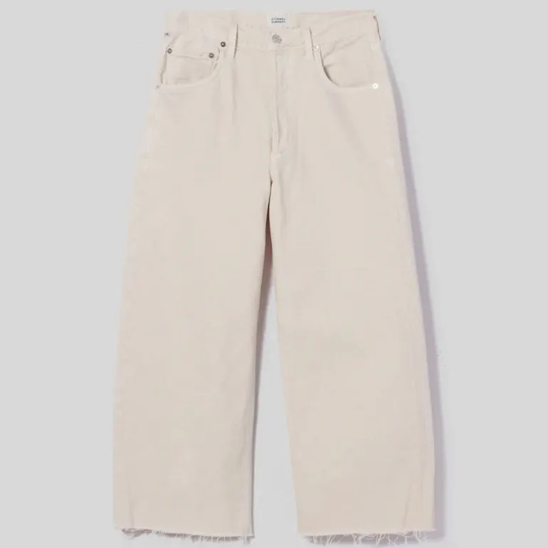 CITIZENS OF HUMANITY Ayla Raw Hem Crop in Almondette