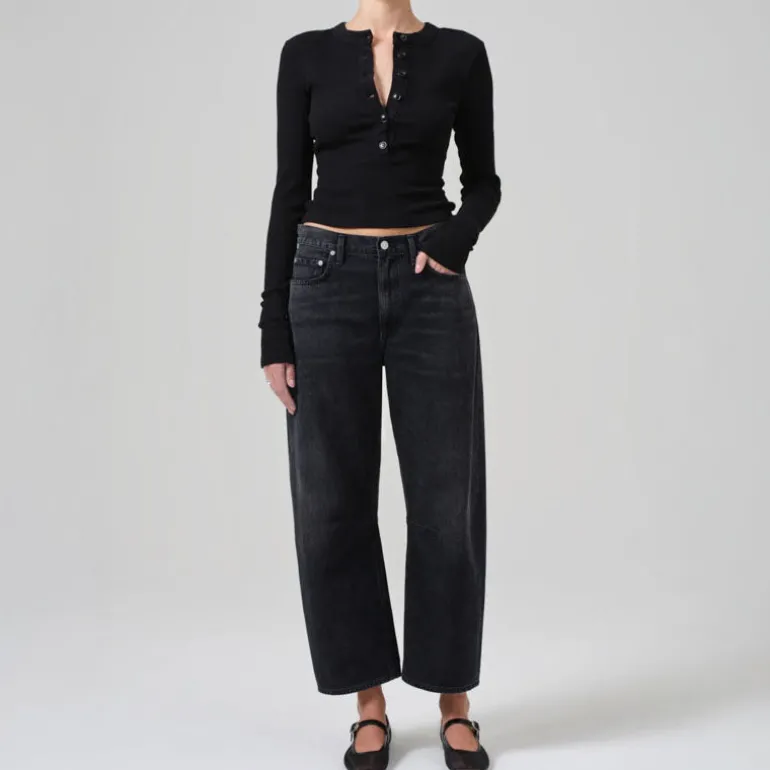 Citizens Of Humanity Miro Tapered Barrel Leg Jeans in Domino