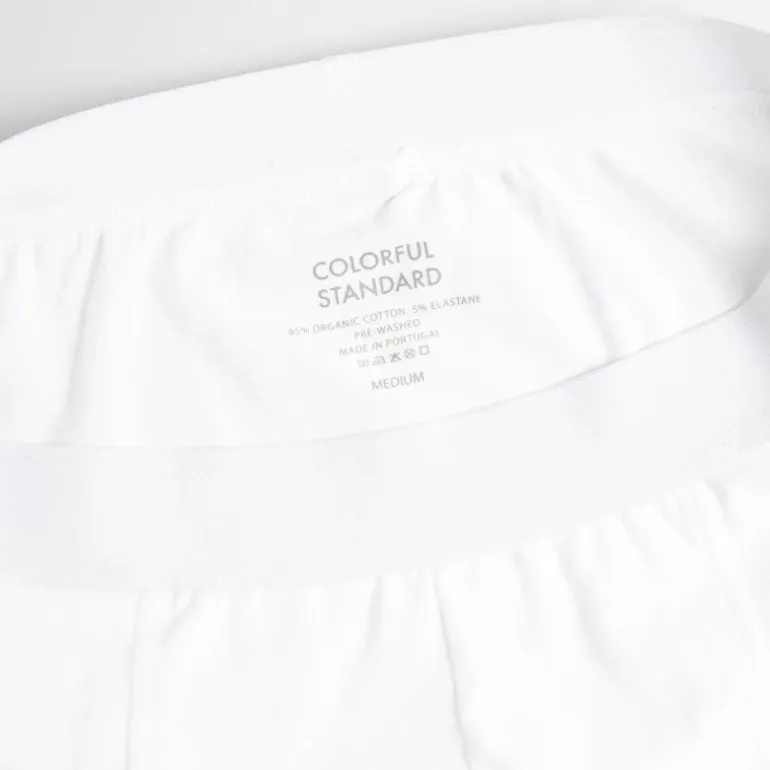 Classic Organic Boxer Briefs in Optical White | Collen & Clare