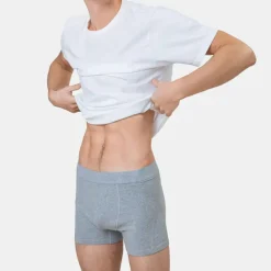Classic Organic Boxer Briefs in Heather Grey | Collen and Clare