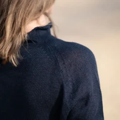 COLLEN & CLARE Dion Linen Easy Knit in Navy