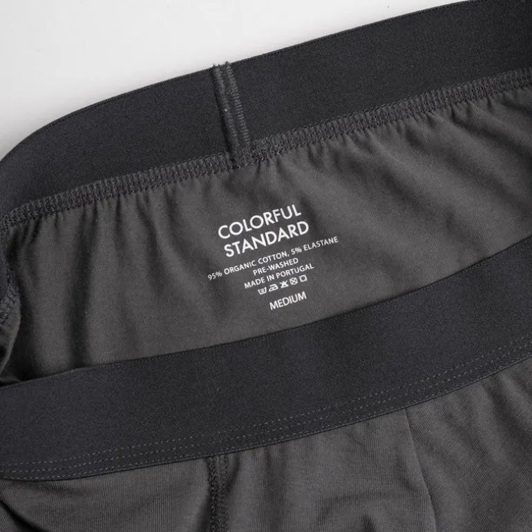COLORFUL STANDARD Classic Organic Boxer Briefs in Lava Grey