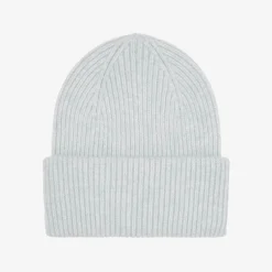 Colorful Standard Merino Wool Beanie Hat in Limestone Grey