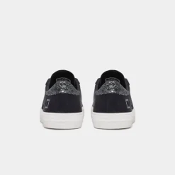 D.A.T.E Hill Low Vintage Calf Sneakers in Black