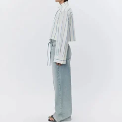 Day Birger et Mikkelsen Issa Striped Shirt in Cotton Stripe