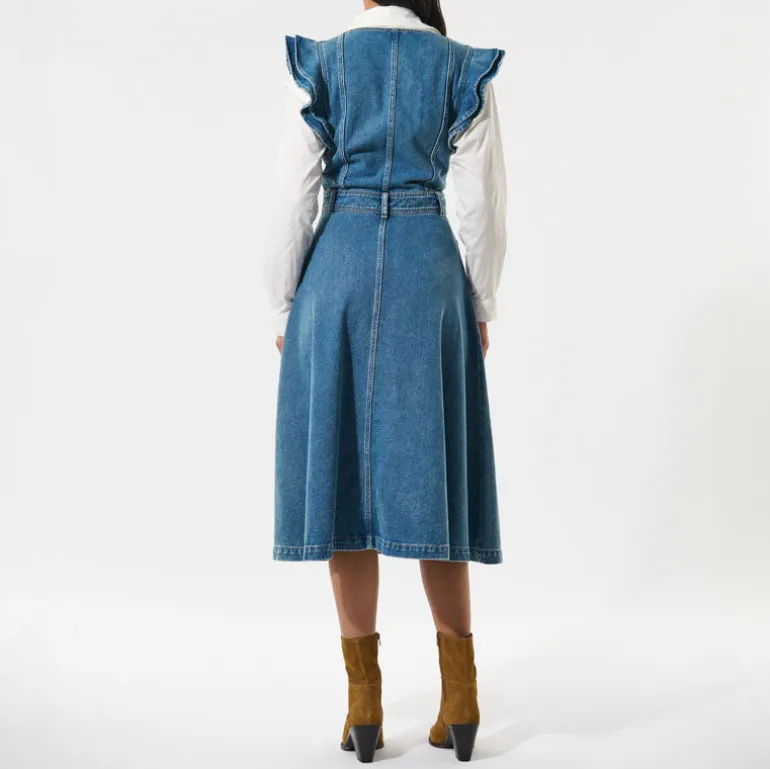 DEA KUDIBAL Edissadea Dress in Light Denim Blue