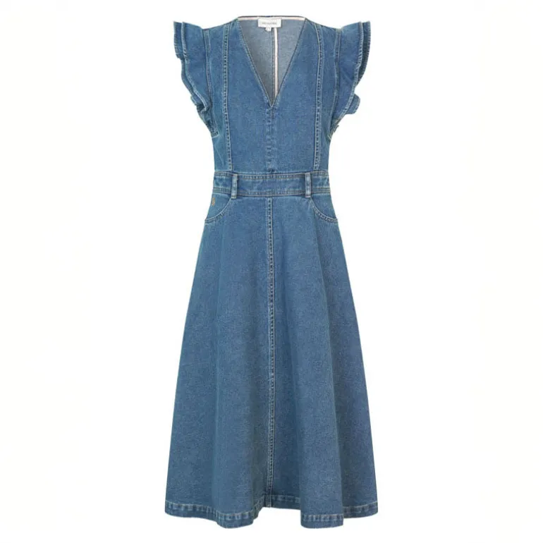 DEA KUDIBAL Edissadea Dress in Light Denim Blue