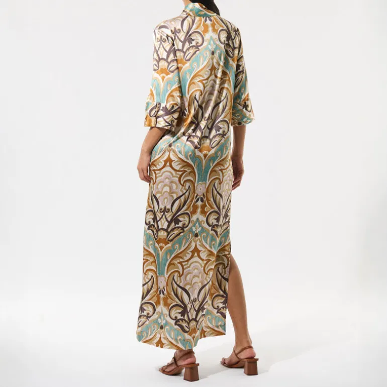 DEA KUDIBAL Helgadea Kimono Dress in Artistic Spice