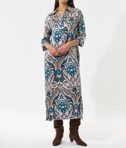 DEA KUDIBAL Herminedea Shirt Dress in Artistic Blush
