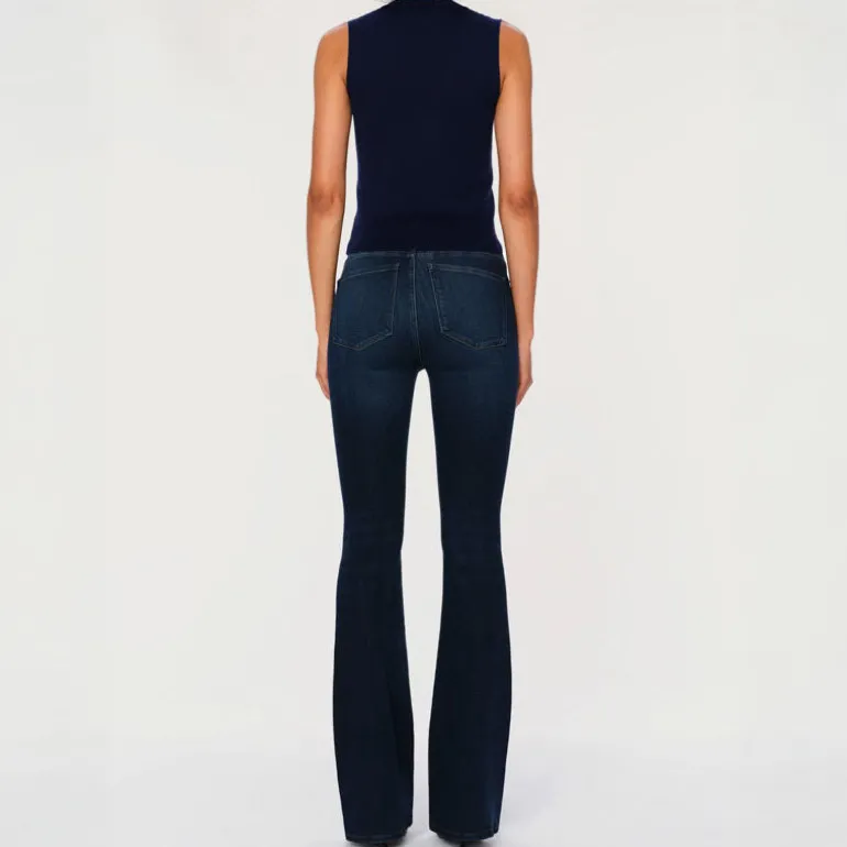 DL1961 Bridget Boot High Rise Instasculpt 33" Jeans in Dark Indigo