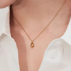 EDBLAD Drop Mini Necklace in Gold