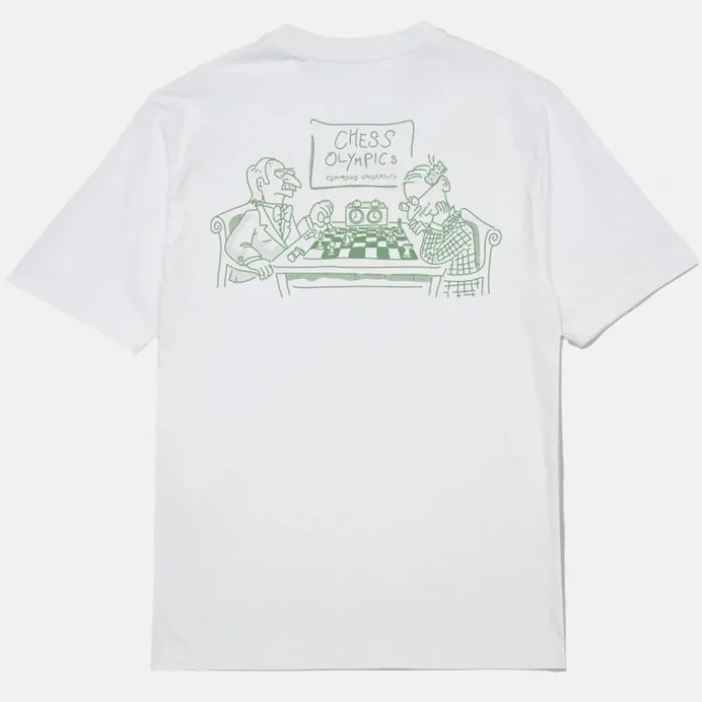 EDMMOND STUDIOS Chess Olympics T Shirt in White