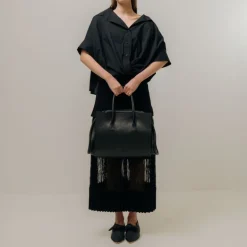 EMIN PAUL Button Blouse in Black