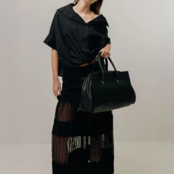 EMIN PAUL Button Blouse in Black