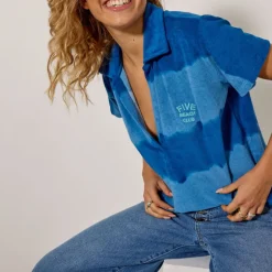 FIVE Collared Tee Shirt in Imperial