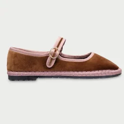 Flabelus Balthasar Ballet Flats in Orange