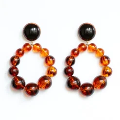FRANCINE BRAMLI Bastille Earrings in Amber Mix