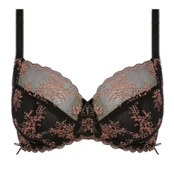 FREYA Offbeat Decadence UW Side Support Bra in Black