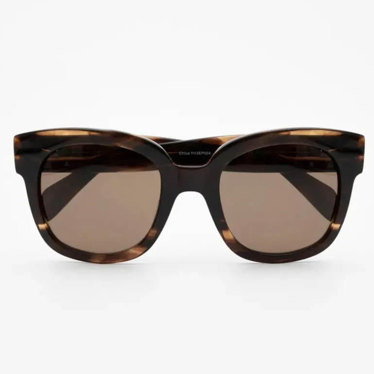 GLAS Chloe Sunglasses in Dark Brown