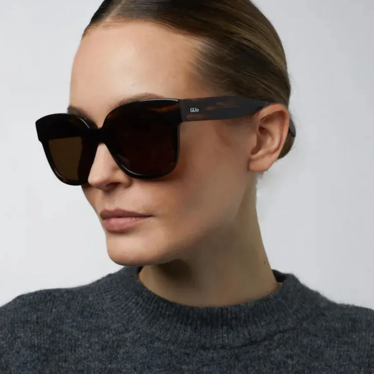 GLAS Chloe Sunglasses in Dark Brown