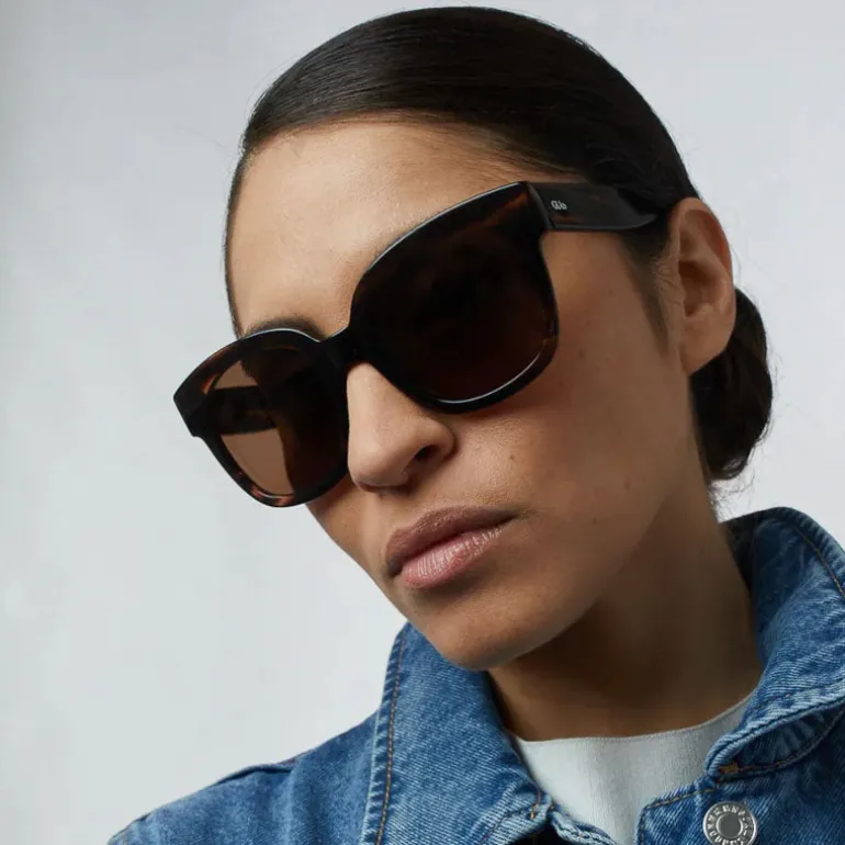 GLAS Chloe Sunglasses in Dark Brown