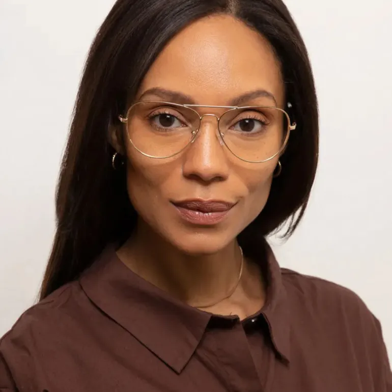 GLAS Edda Reading Glasses in Gold