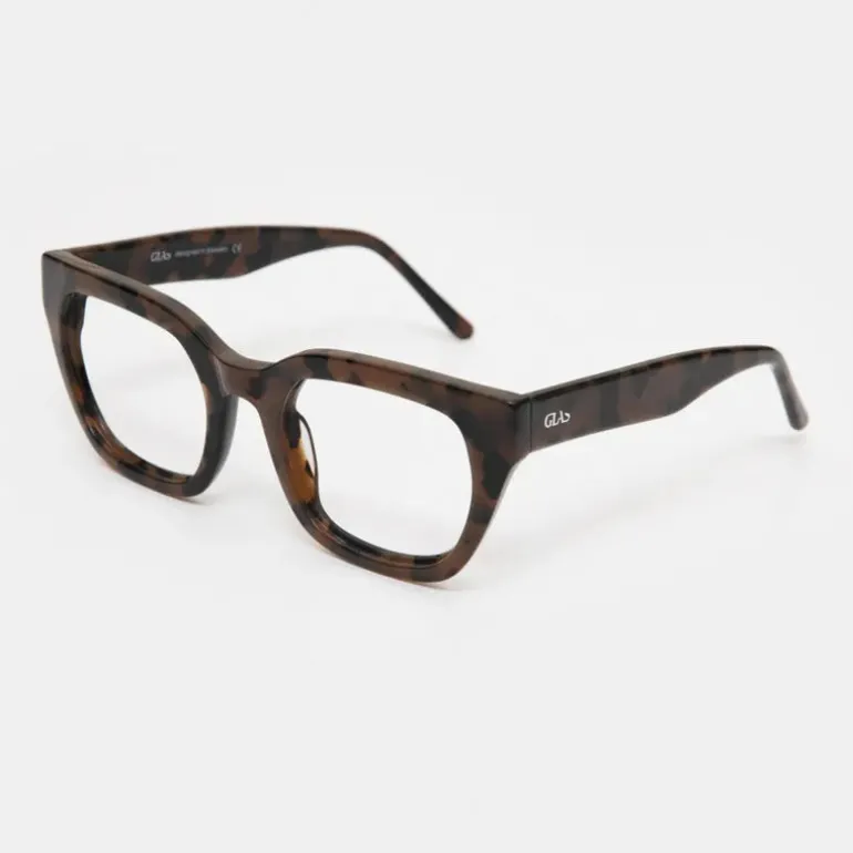 GLAS Kiara Reading Glasses in Turtle Brown
