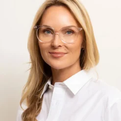 GLAS Maya Reading Glasses in Rose Quartz