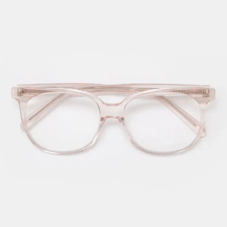 GLAS Maya Reading Glasses in Rose Quartz