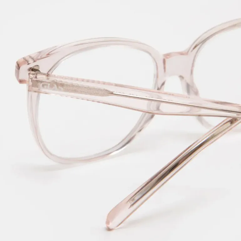 GLAS Maya Reading Glasses in Rose Quartz