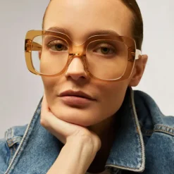 GLAS Mio Reading Glasses in Caramel