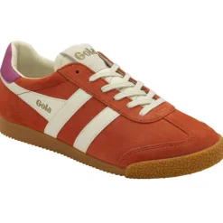 GOLA Elan Trainers in Hot Coral/Off White/Fuchsia