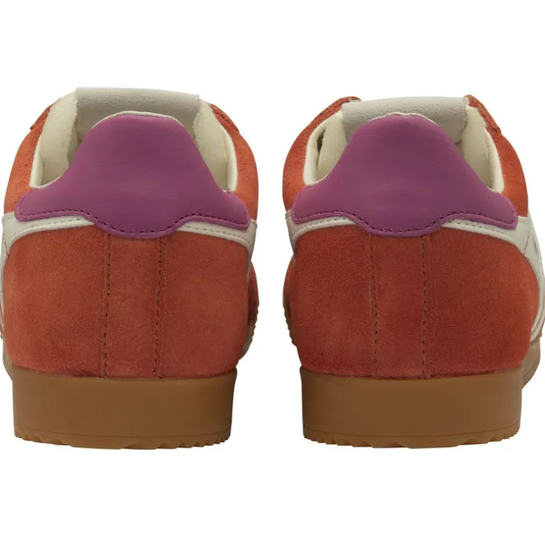 GOLA Elan Trainers in Hot Coral/Off White/Fuchsia