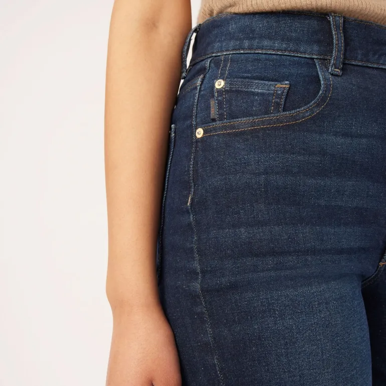 Hepburn Wide Leg Jeans in Mediterranean | Collen & Clare