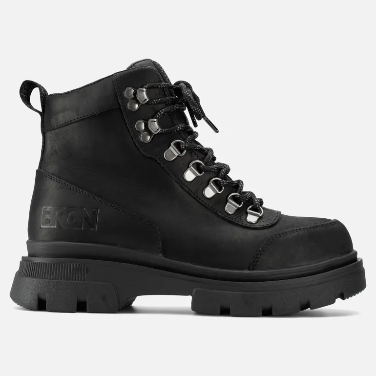 Hiking Boots in New Black | Collen & Clare
