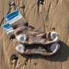 IVY ELLIS Ladies Ness Quarter Length Socks in Brown