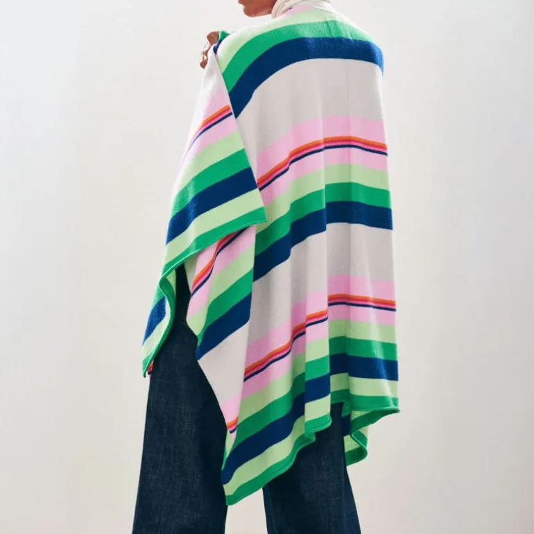 Jumper 1234 Cabana Stripe Wrap Cardigan in Multi